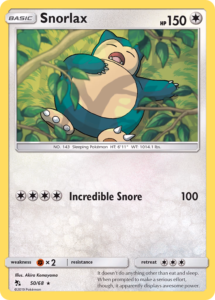 Snorlax - Rare (50/68)