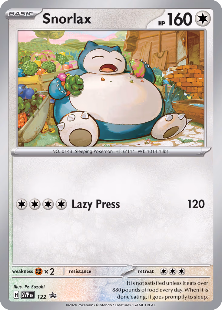 Snorlax - Promo (122)