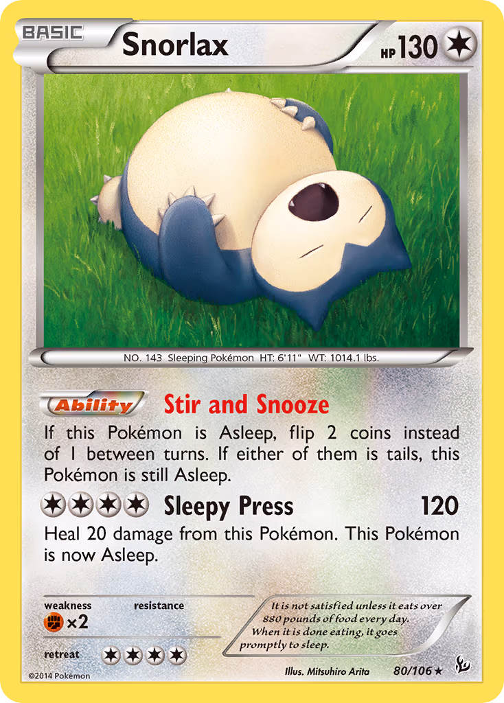 Snorlax - Rare (80/106)