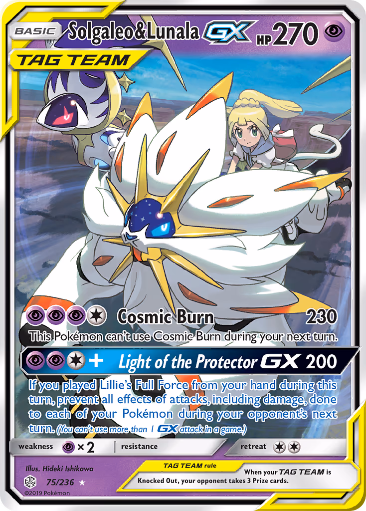 Solgaleo & Lunala GX - Ultra Rare (75/236)