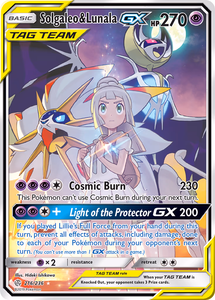Solgaleo & Lunala GX - Ultra Rare (216/236)
