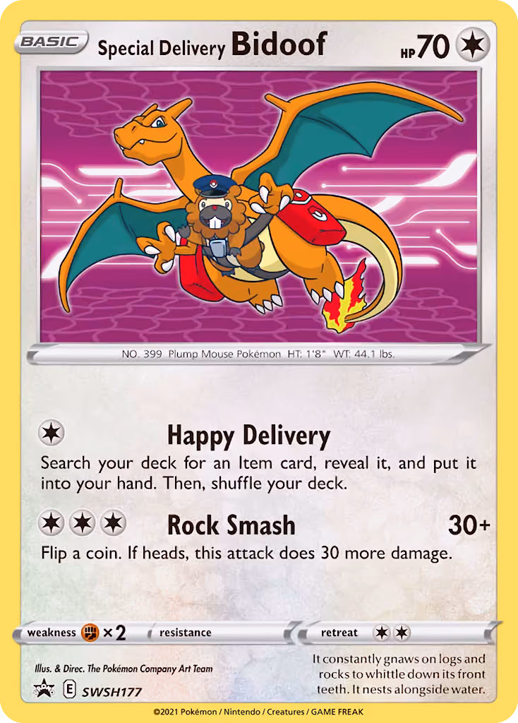 Special Delivery Bidoof - Promo (SWSH177)