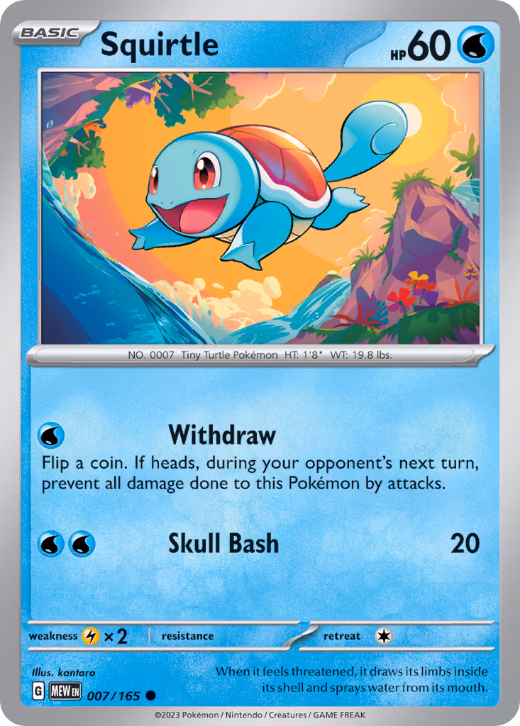 Squirtle - Common (007/165)