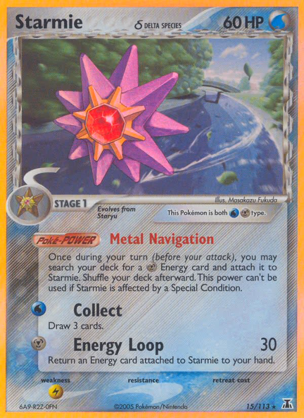 Starmie - 015/113 (Delta Species) - Holo Rare (15/113)