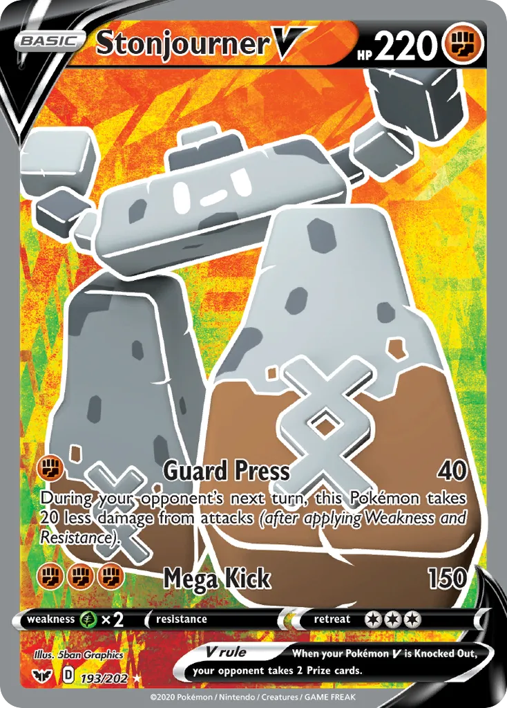Stonjourner V - Ultra Rare (193/202)