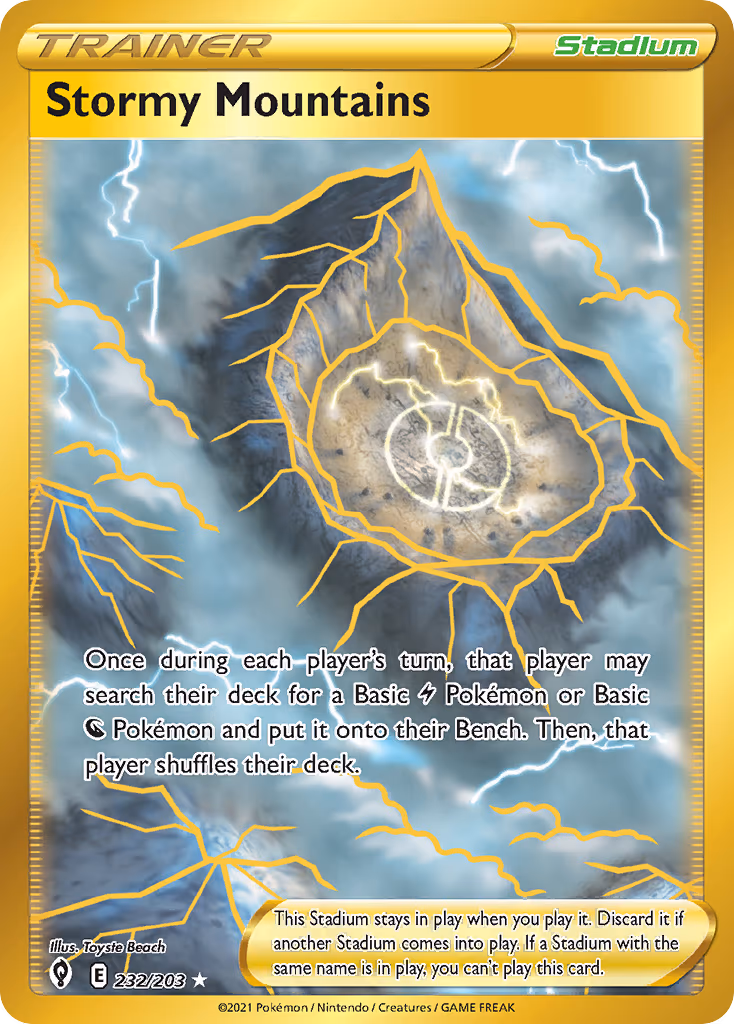 Stormy Mountains - Secret Rare (232/203)