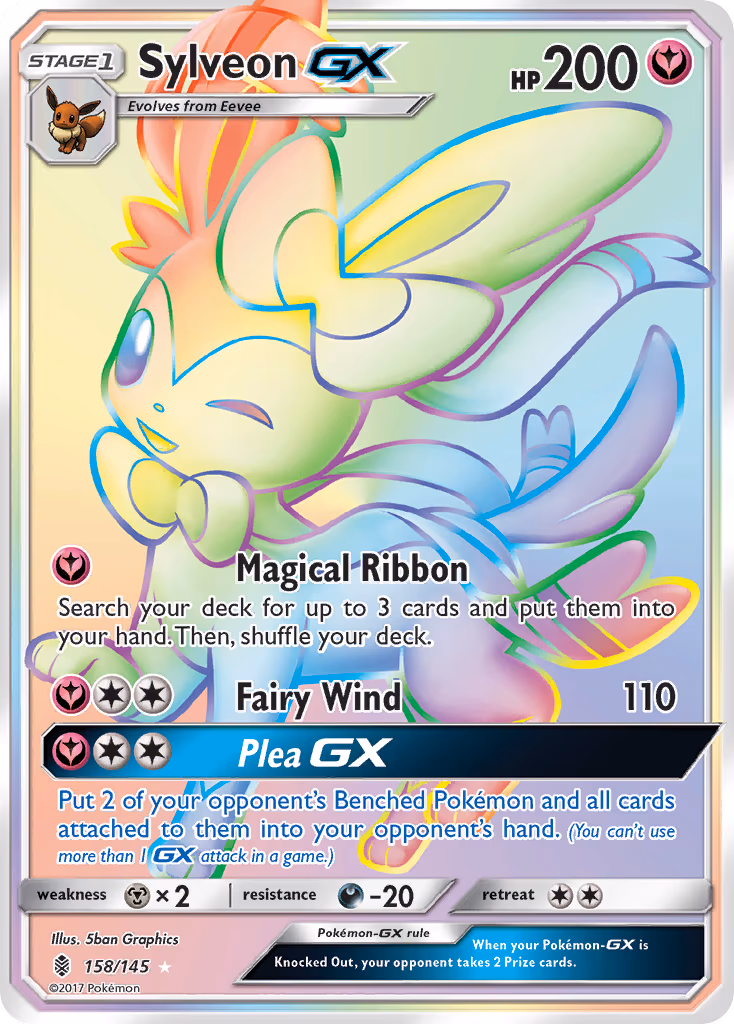 Sylveon GX - Secret Rare (158/145)