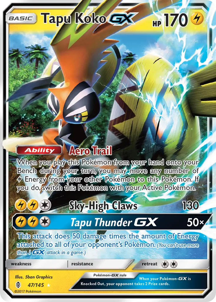 Tapu Koko GX - Ultra Rare (47/145)