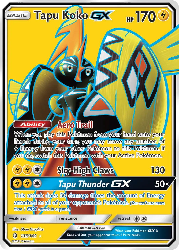 Tapu Koko GX - Ultra Rare (135/145)