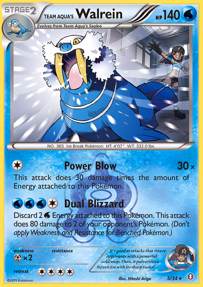 Team Aqua's Walrein