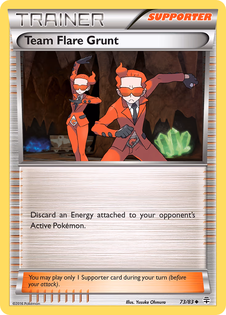 Team Flare Grunt - Uncommon (73/83)