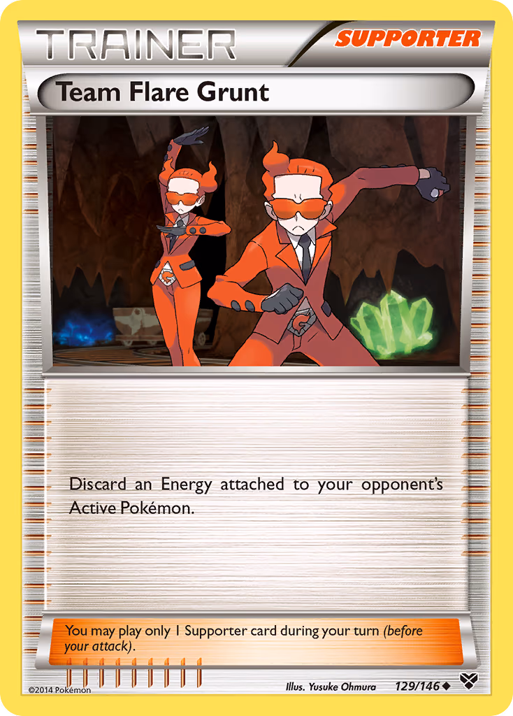 Team Flare Grunt - Uncommon (129/146)