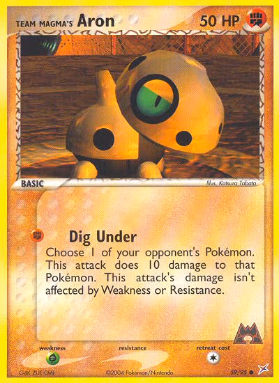Team Magma's Aron