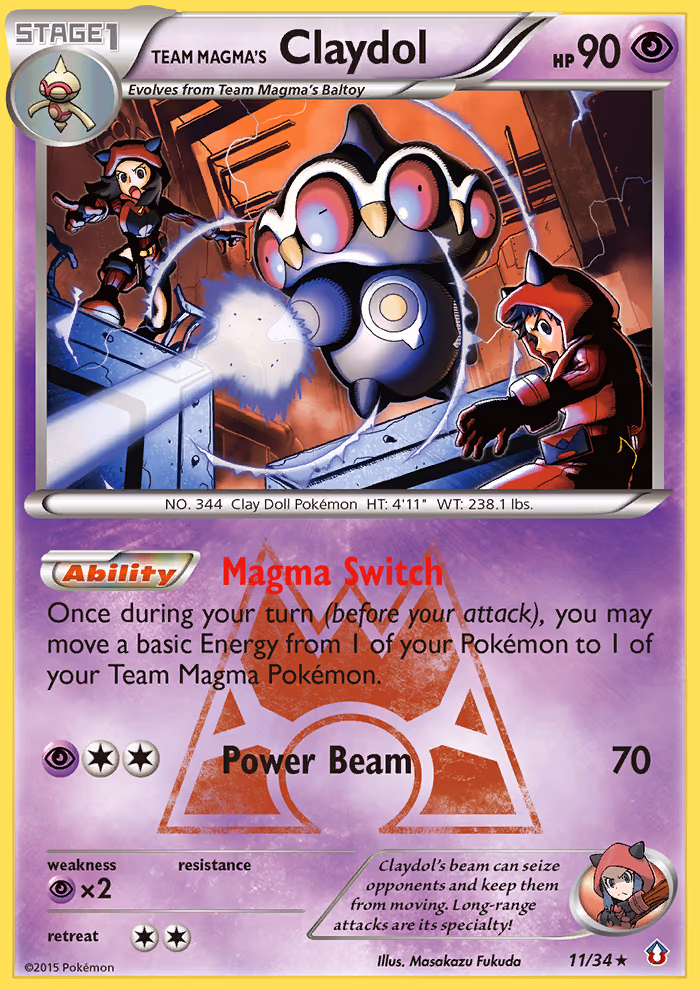 Team Magma's Claydol