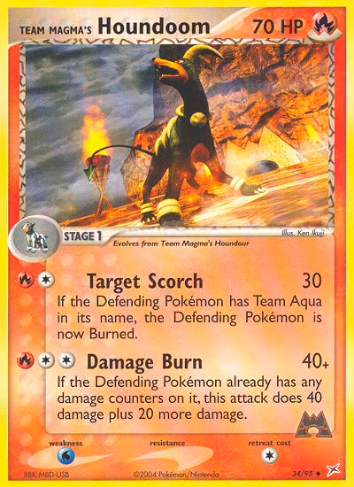 Team Magma's Houndoom - Uncommon (34/95)