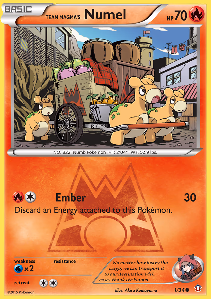 Team Magma's Numel
