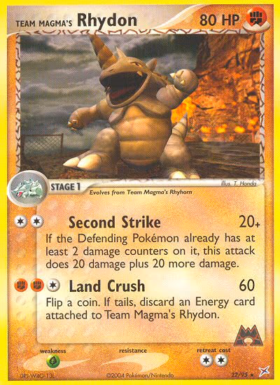 Team Magma's Rhydon