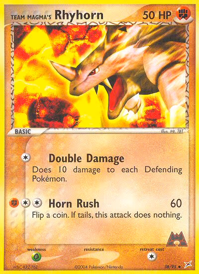 Team Magma's Rhyhorn