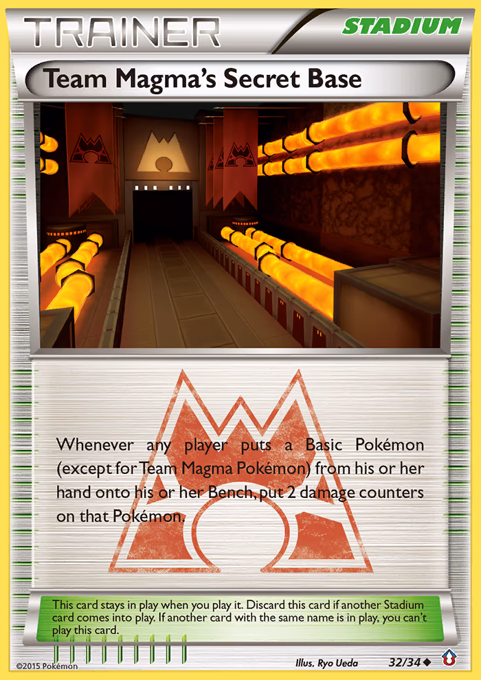 Team Magma's Secret Base - Uncommon (32/34)