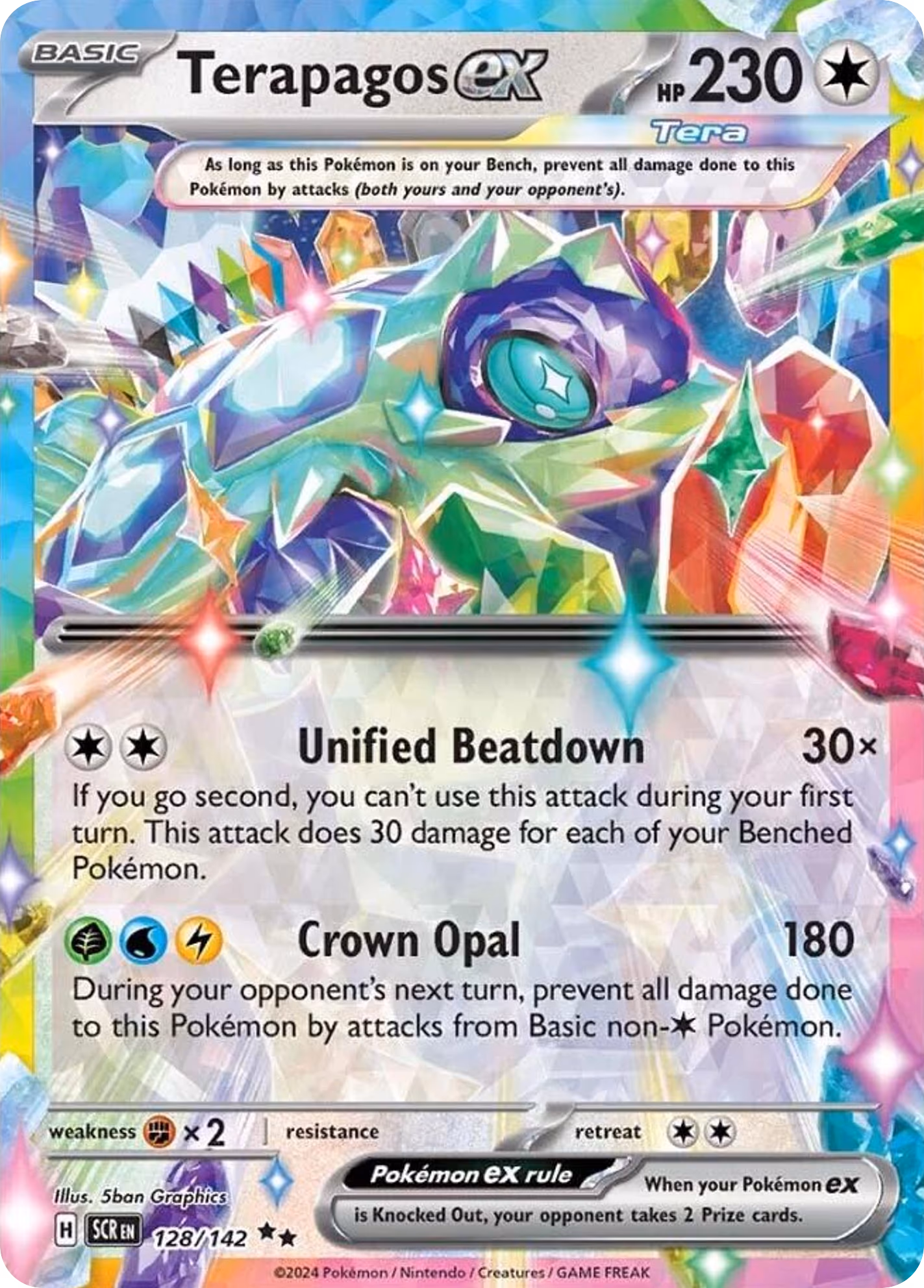 Terapagos ex - Double Rare (128/142)
