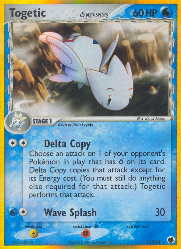 Togetic (Delta Species) - Holo Rare (11/101)