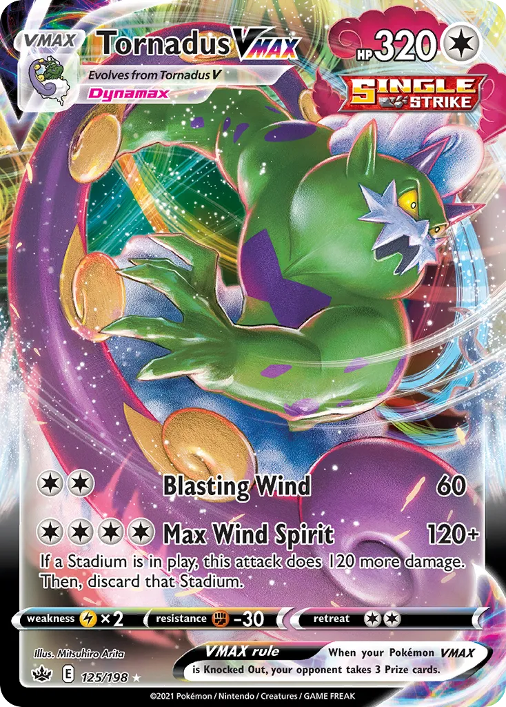 Tornadus VMAX - Ultra Rare (125/198)