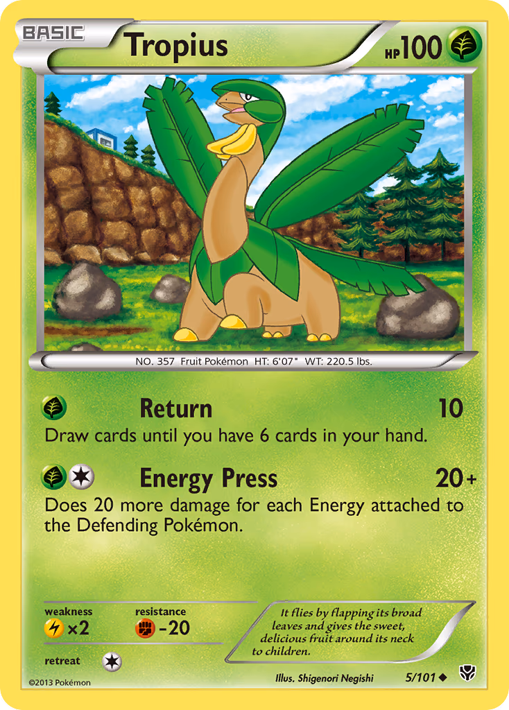Tropius - Uncommon (5/101)