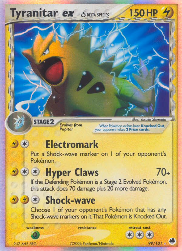 Tyranitar ex (Delta Species) - Ultra Rare (99/101)