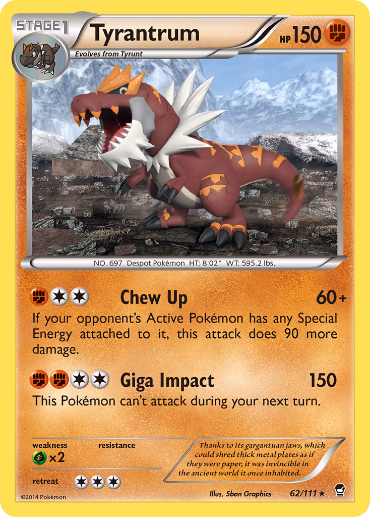 Tyrantrum - Rare (62/111)