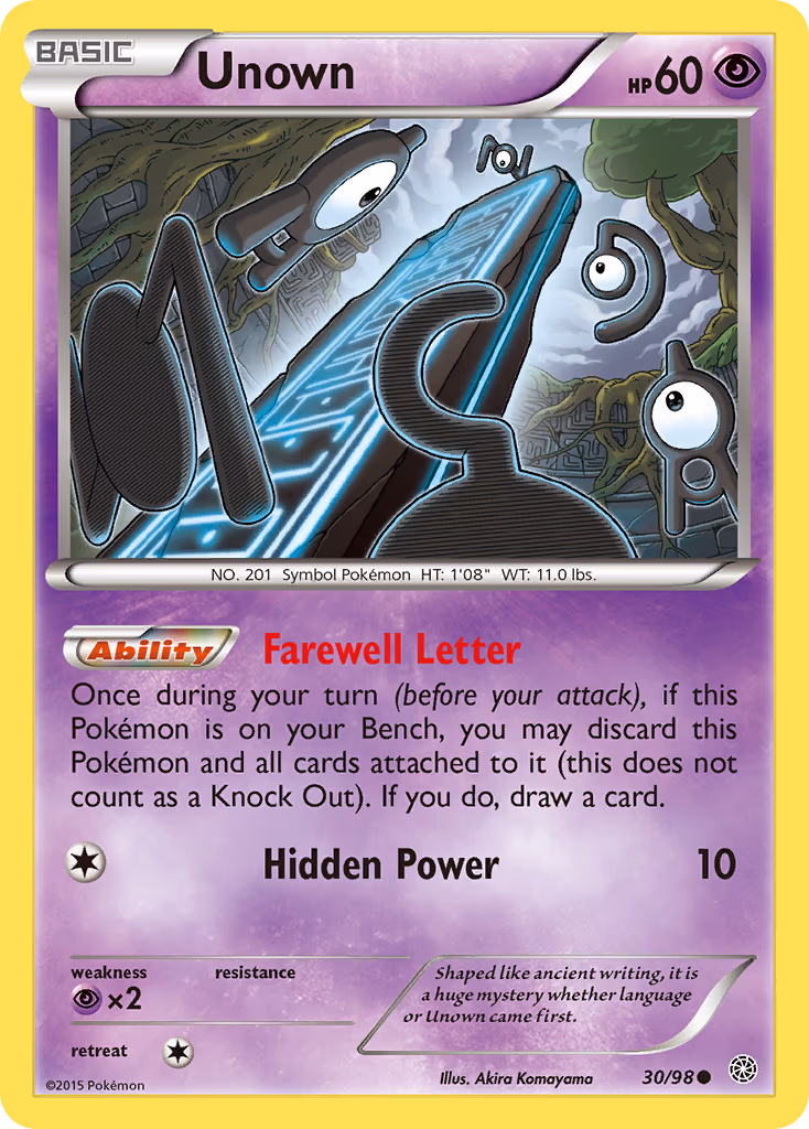 Unown - Common (30/98)