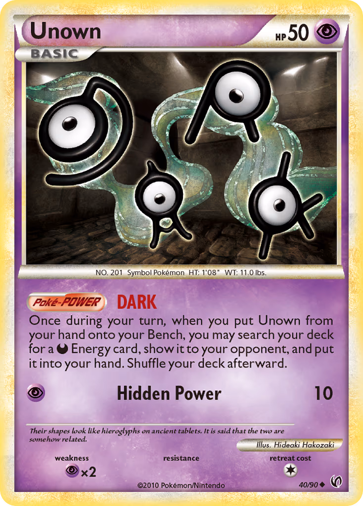 Unown - Uncommon (40/90)
