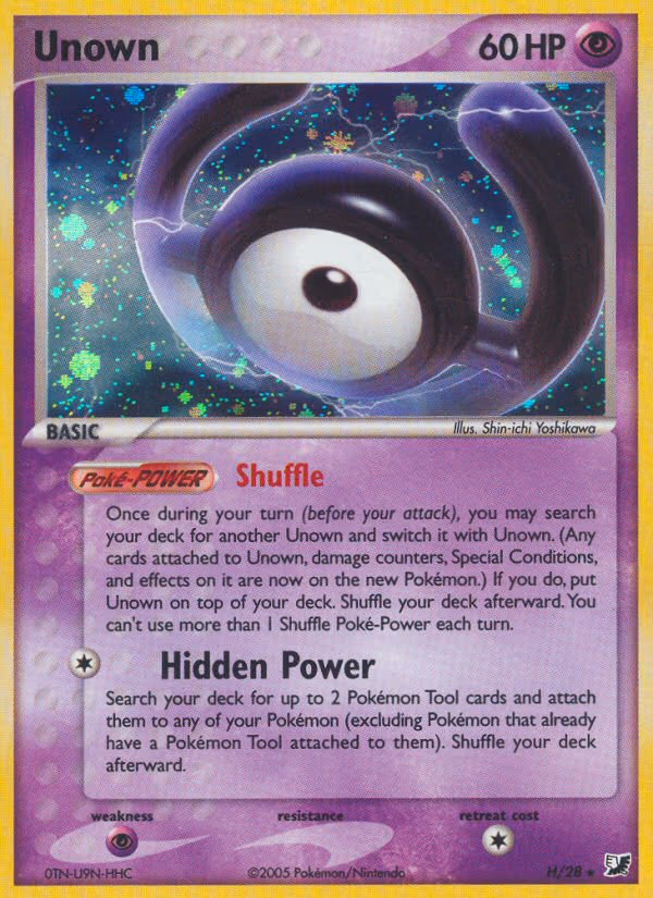 Unown - Holo Rare (H/28)
