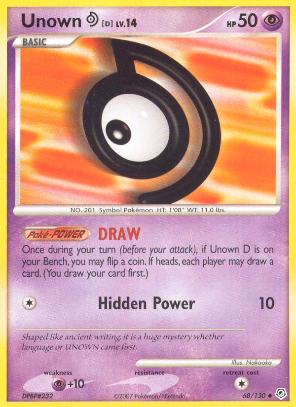 Unown - Uncommon (68/130)