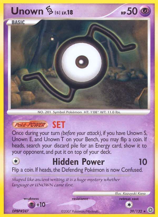 Unown - Rare (39/132)