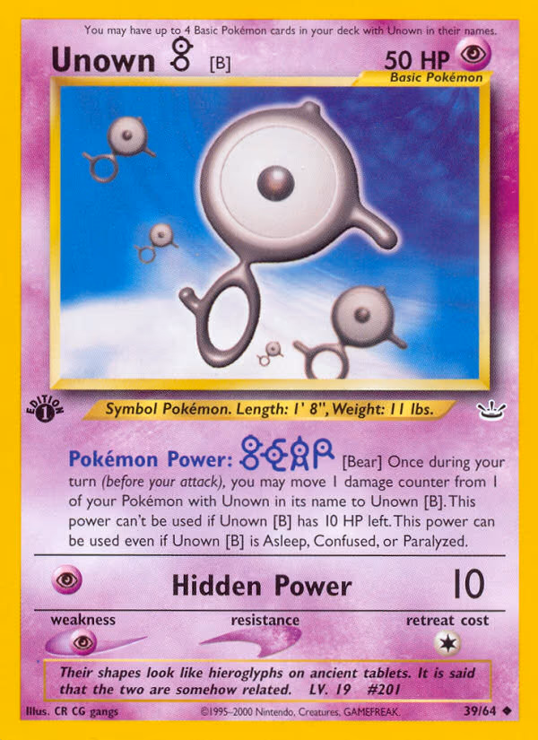 Unown - Uncommon (39/64)