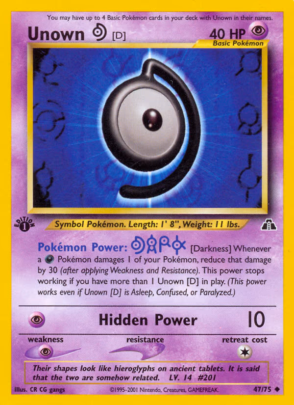 Unown - Uncommon (47/75)