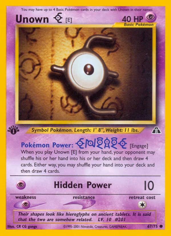 Unown - Common (67/75)
