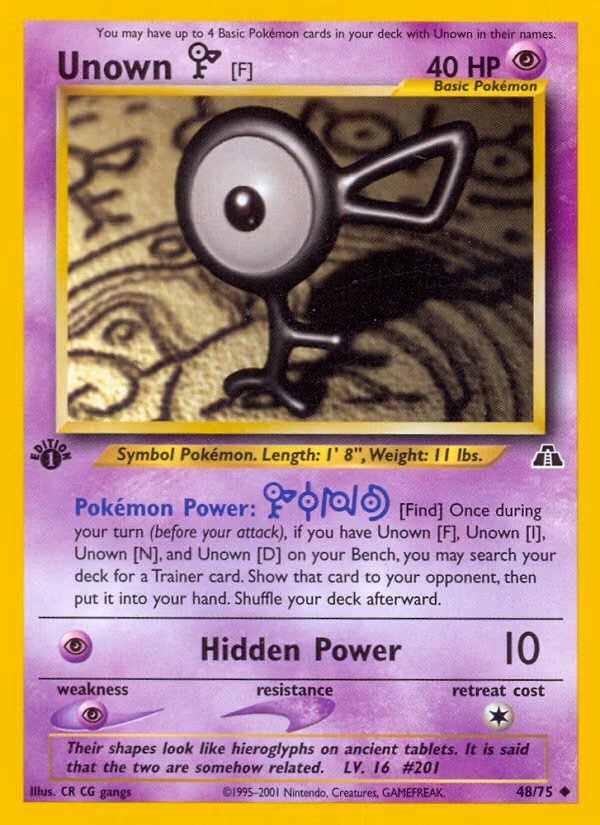 Unown - Uncommon (48/75)
