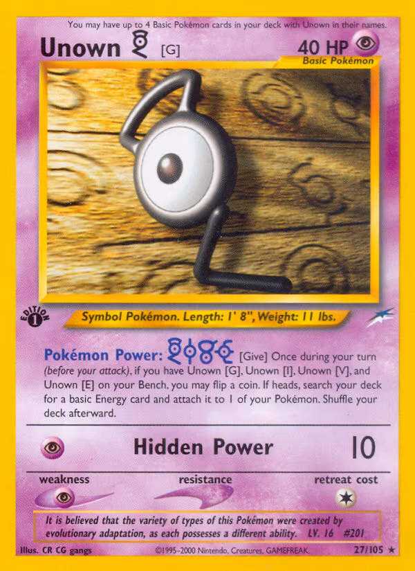 Unown - Rare (027/105)