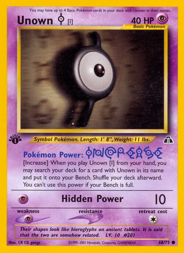 Unown - Common (68/75)