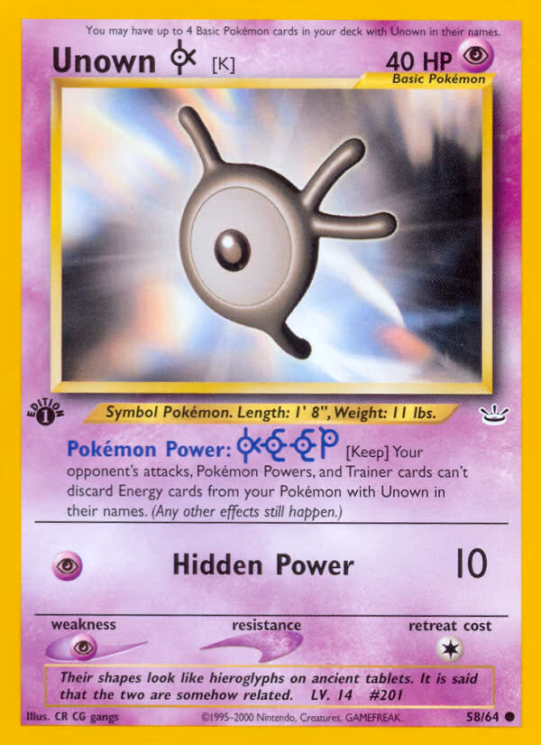 Unown - Common (58/64)