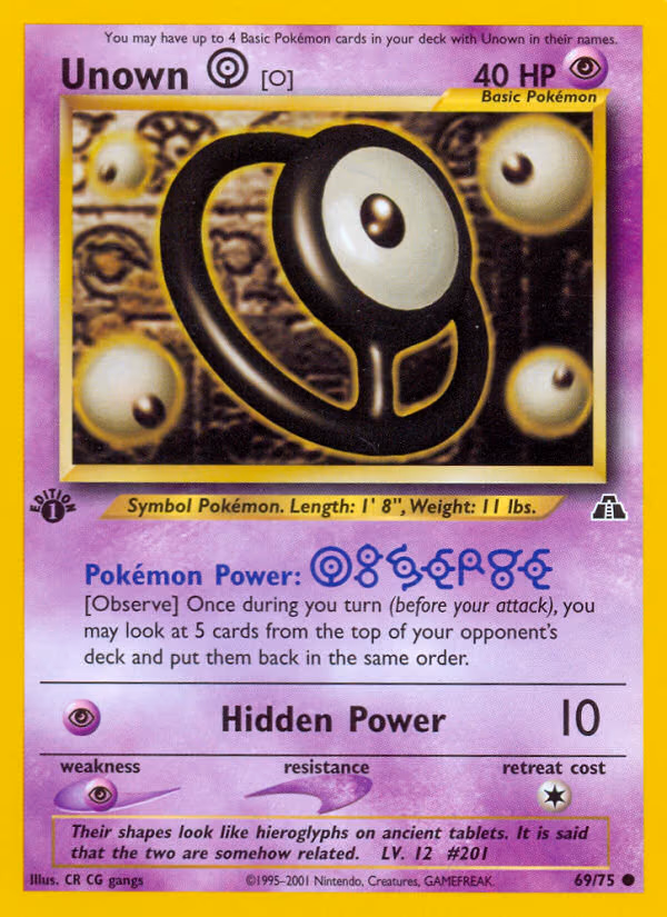 Unown - Common (69/75)