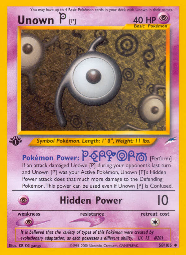 Unown - Uncommon (058/105)