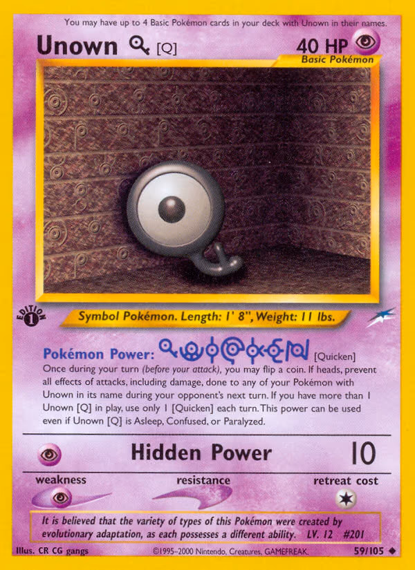 Unown - Uncommon (059/105)