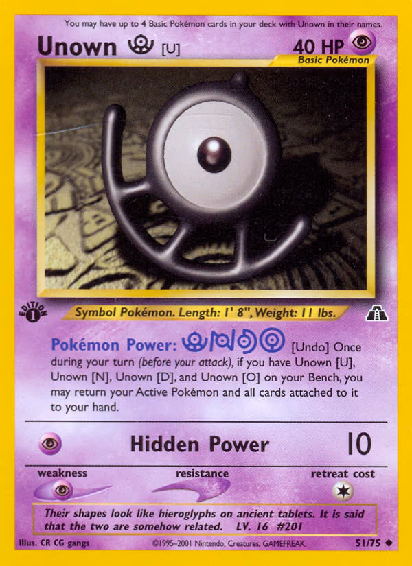 Unown - Uncommon (51/75)