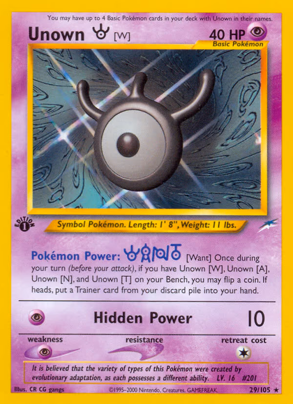 Unown - Rare (029/105)