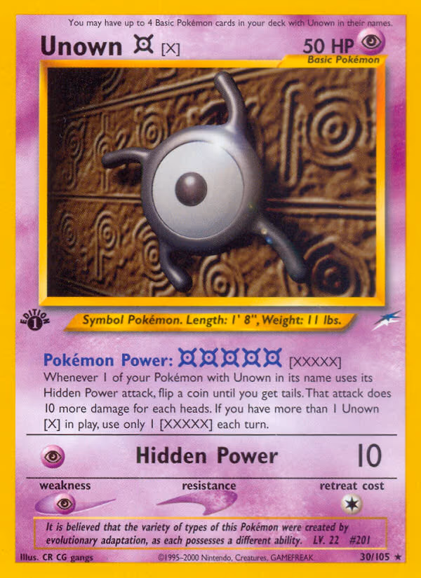 Unown - Rare (030/105)