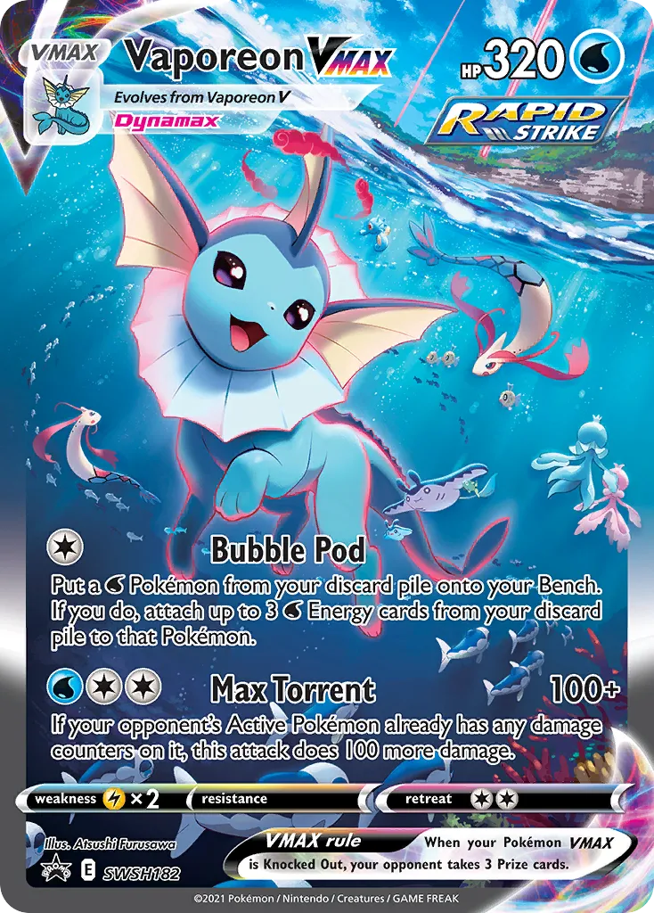 Vaporeon VMAX - Promo (SWSH182)