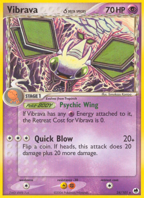 Vibrava - 024/101 (Delta Species) - Rare (24/101)