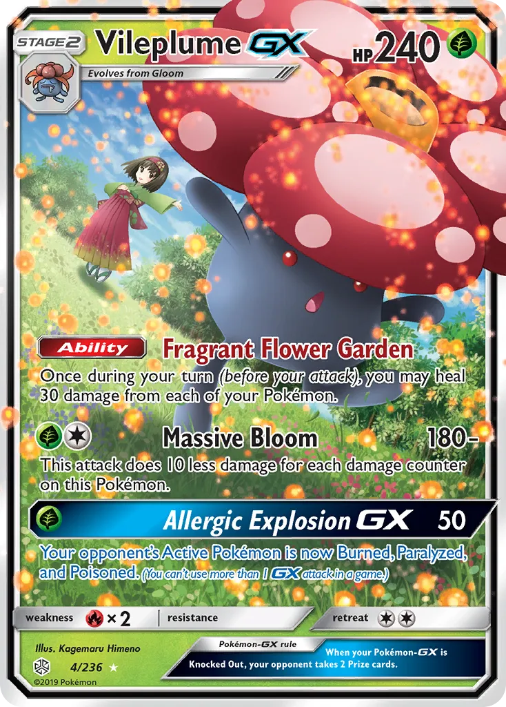 Vileplume GX - Ultra Rare (4/236)